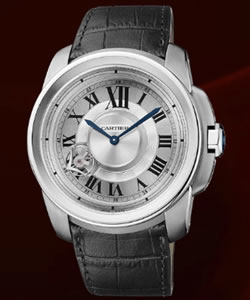Fake Calibre De Cartier watch W7100028 on sale